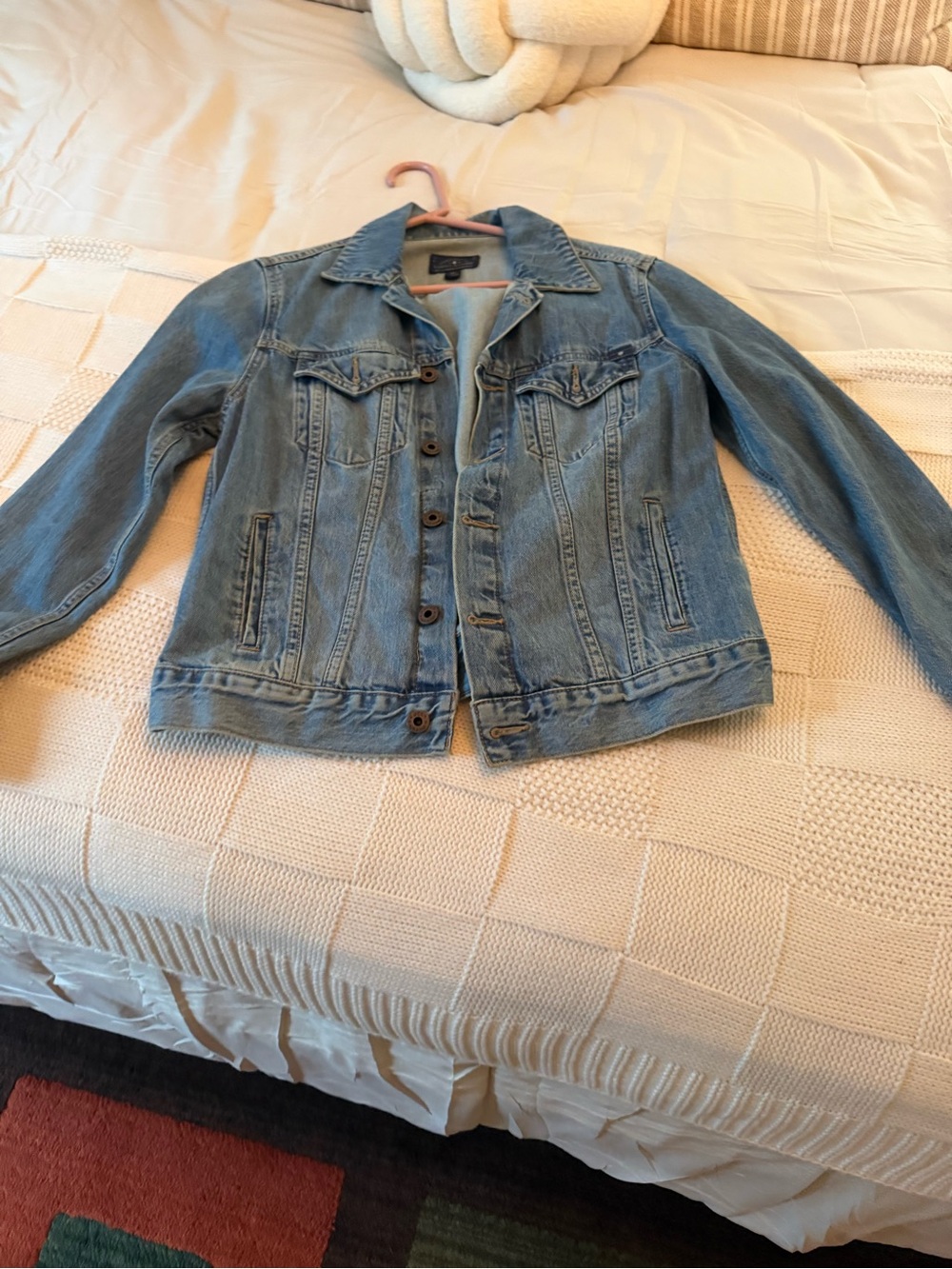 Sexy Lucky Brand Light Blue Denim Jacket